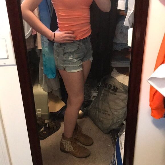 🔹American Eagle🦅Festival Shorts Junior’s Size 0 - Picture 11 of 12